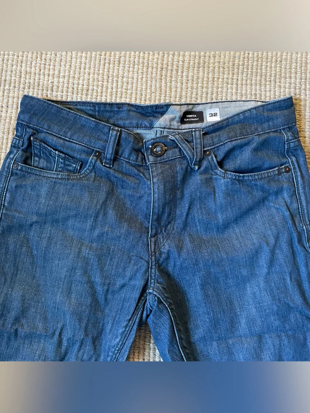 Volcom Vorta Men’s Indigo Slim Straight Jeans 32x32